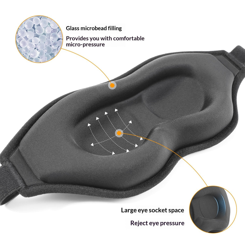 Weighted 3D Blackout Sleep Mask - product view 5
