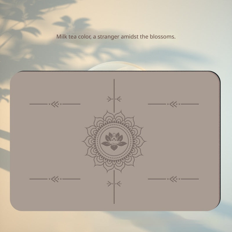 Compact Natural Rubber Yoga Mat - product view 5