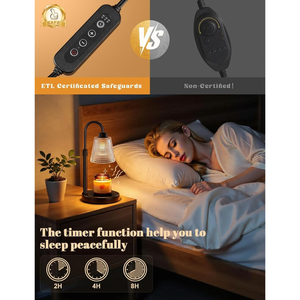 Height-Adjustable Candle Warmer Lamp - product view 2