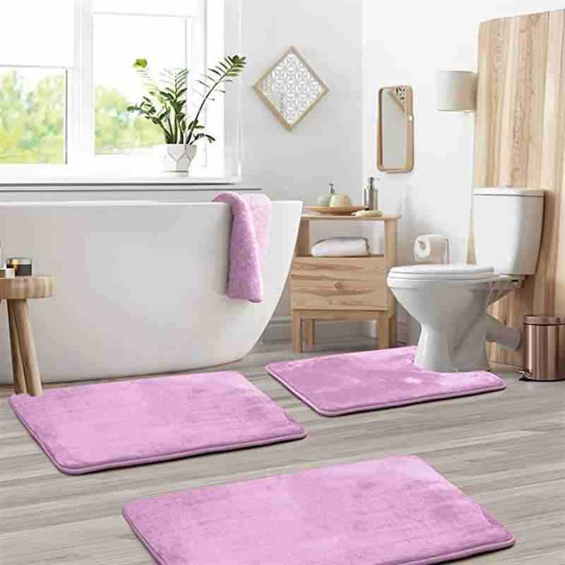 3-Piece Plush Bathroom Mat Set - product view 15