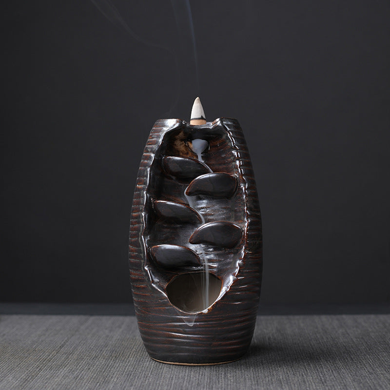 Ceramic Waterfall Backflow Incense Burner - product view 12