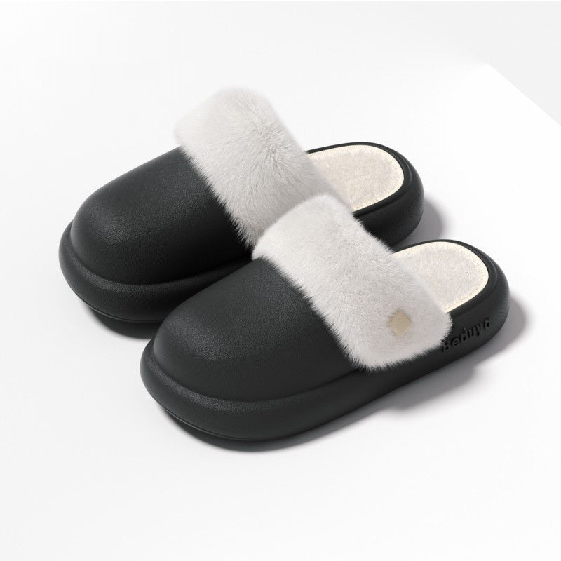 Washable Plush Indoor Spa Slippers - product view 11