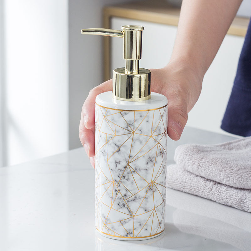 Marble Ceramic Lotion & Soap Dispenser - product view 5