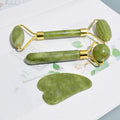 3-Piece Jade Facial Roller & Gua Sha Set - product view 2