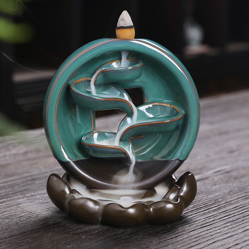 Ceramic Waterfall Backflow Incense Burner - product view 8