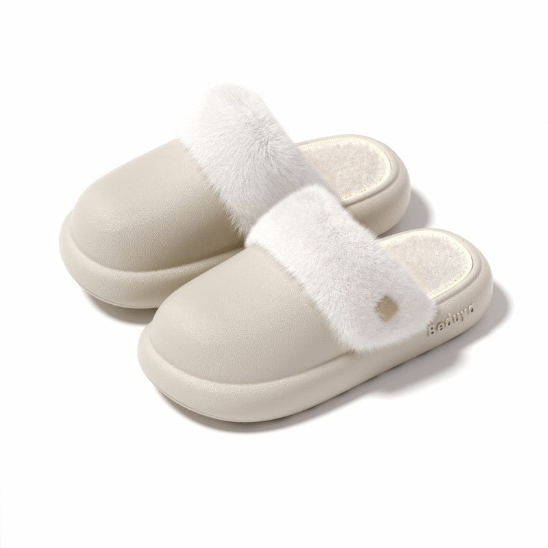 Washable Plush Indoor Spa Slippers - product view 12