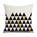Textured Geometric Sofa Pillow Cover - product view 2