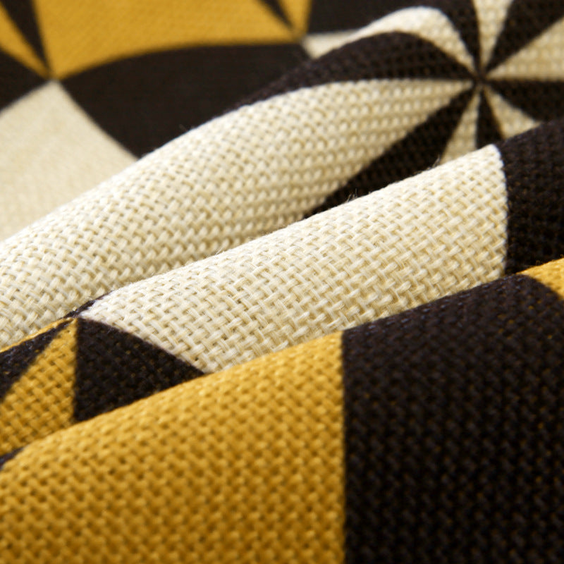 Filled Geometric Decorative Sofa Pillow - product view 6