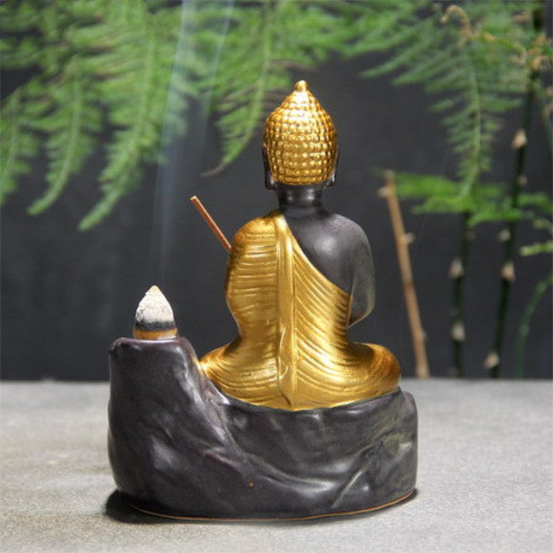 Ceramic Buddha Incense Burner - product view 5