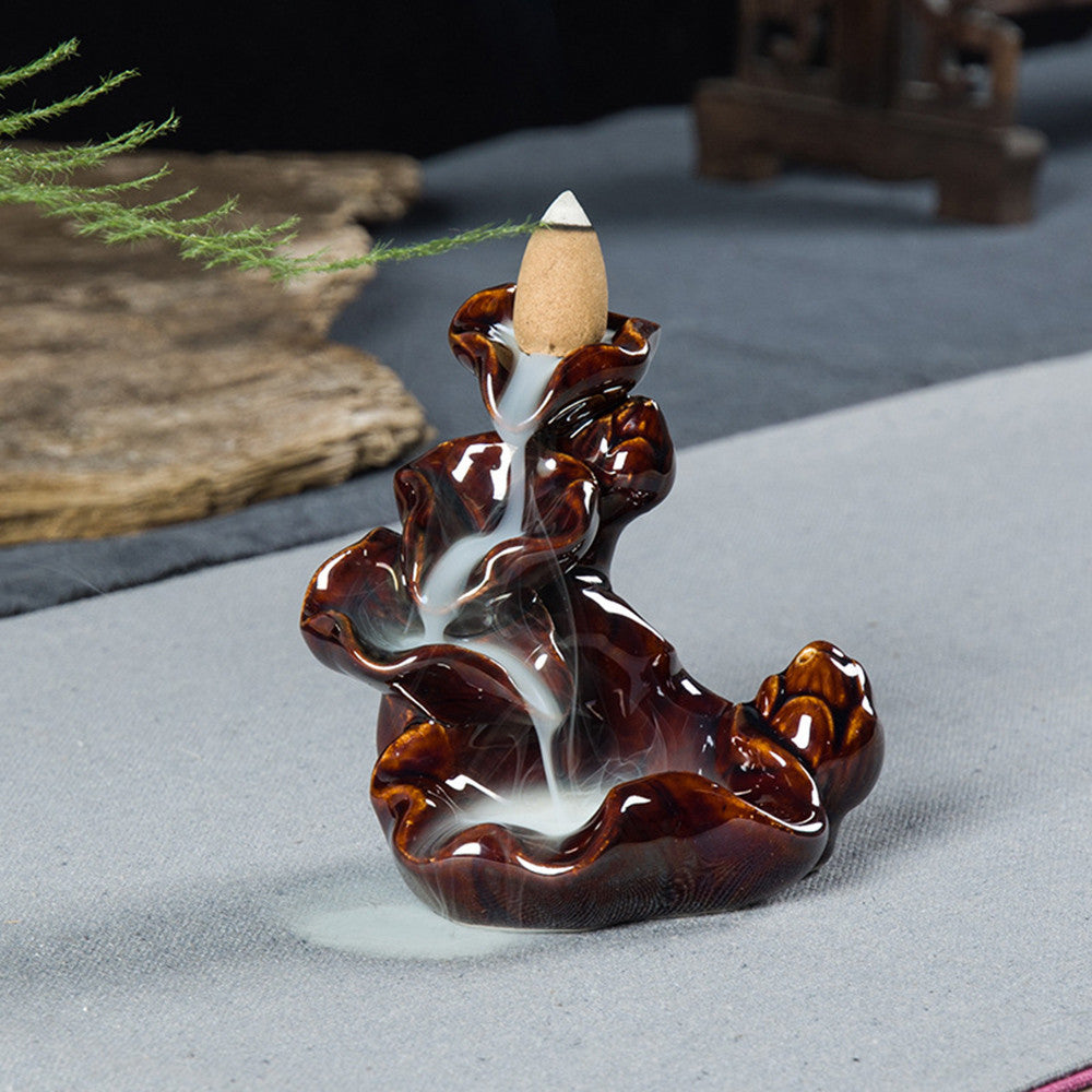 Mini Ceramic Backflow Incense Burner - product view 1
