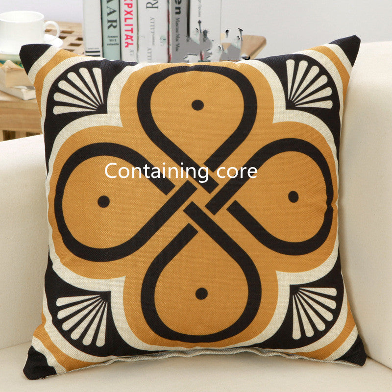 Filled Geometric Decorative Sofa Pillow - product view 13