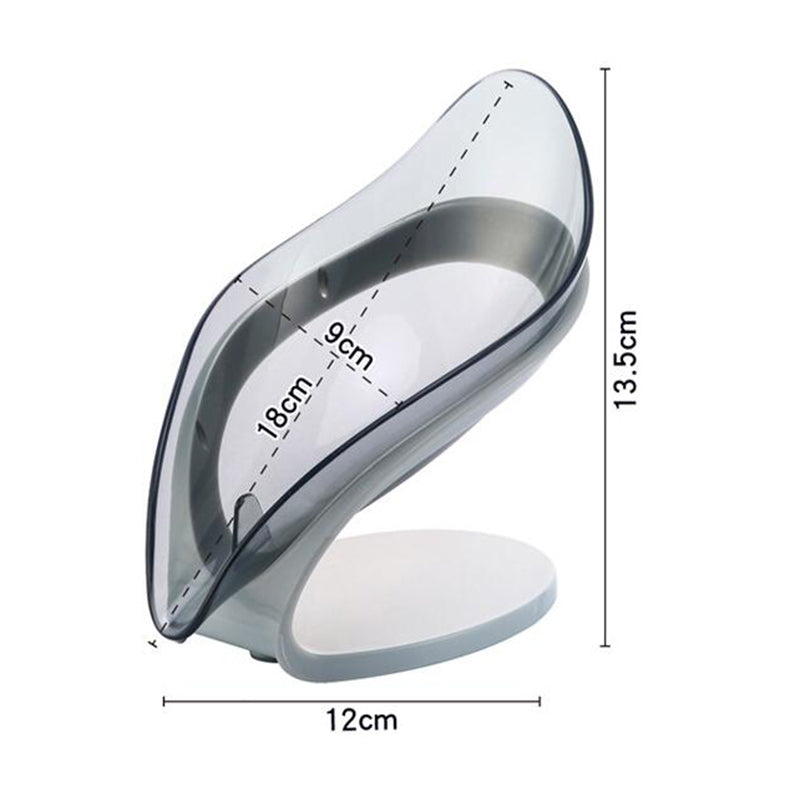 Leaf-Shaped Self-Draining Soap Holder - product view 8