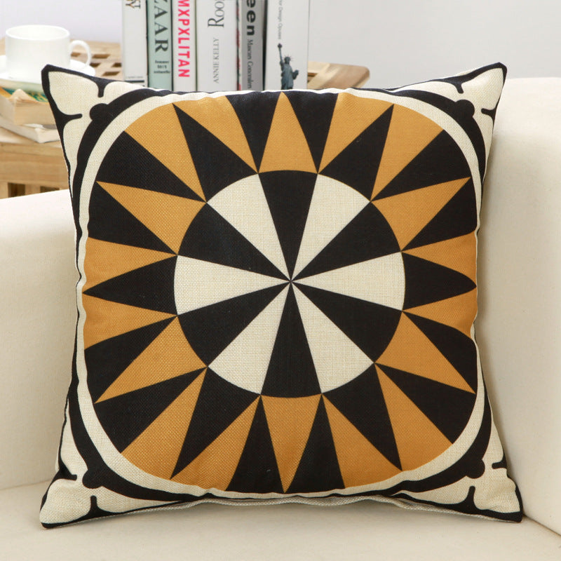 Filled Geometric Decorative Sofa Pillow - product view 11