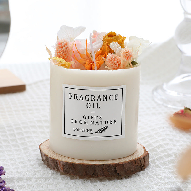 Decorative Dried-Flower Scented Candle - product view 2