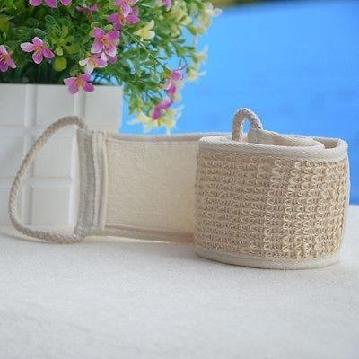Cotton-Linen Exfoliating Back Strap - product view 3