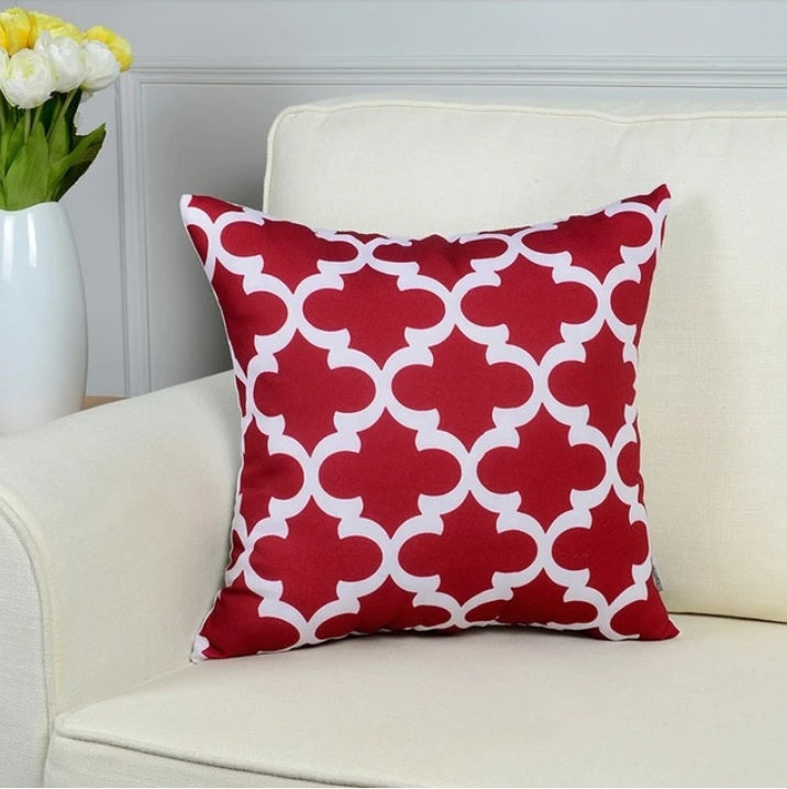 Plush Geometric Decorative Pillow Cover - style and product view 16