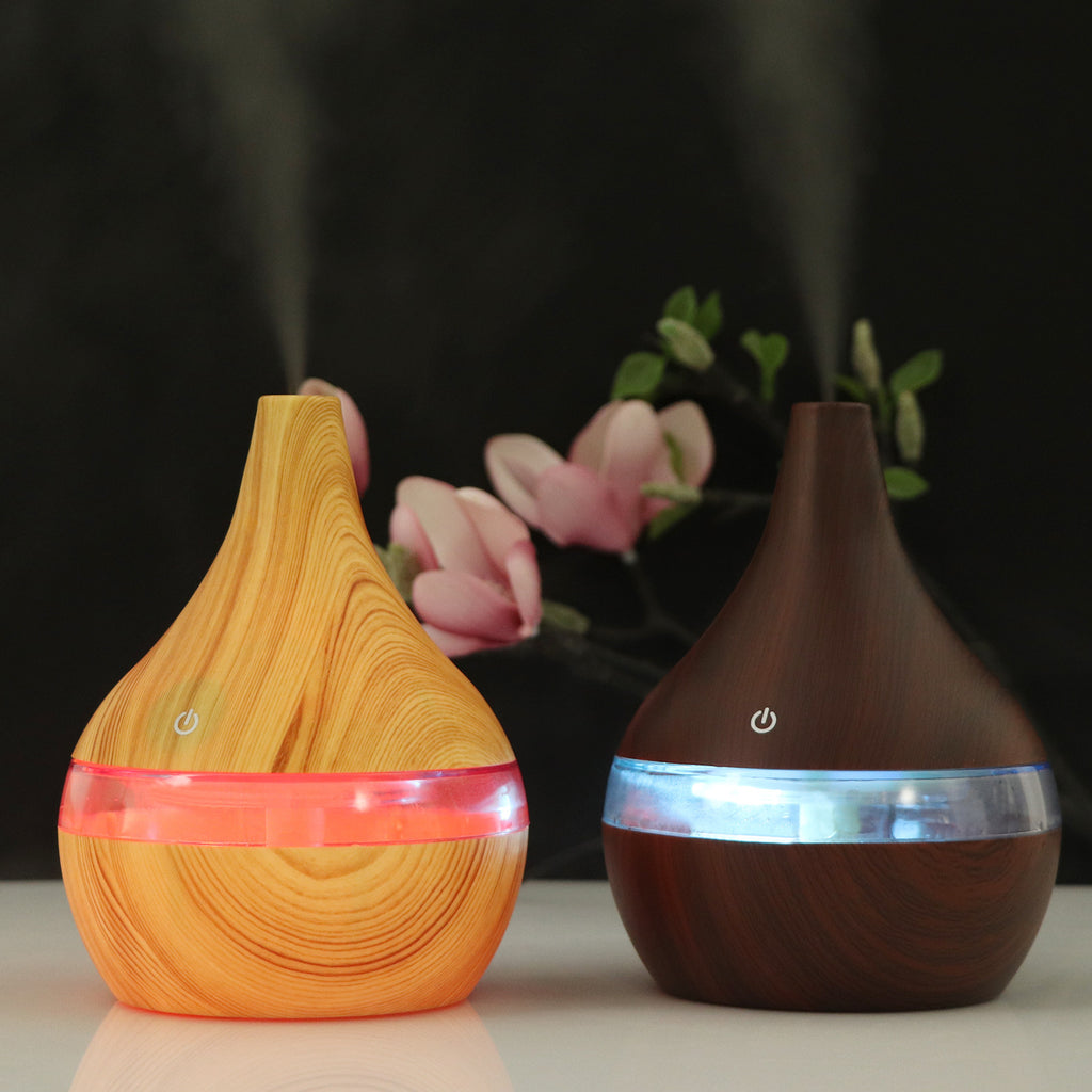 USB Mini Wood-Grain Humidifier - product view 8