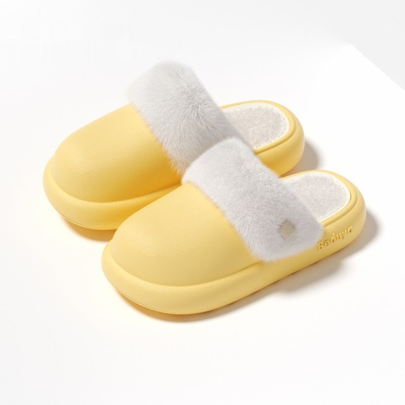 Washable Plush Indoor Spa Slippers - product view 6