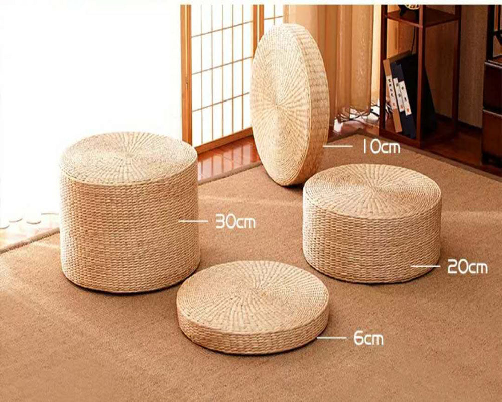 Natural Rush Round Meditation Cushion - product view 5