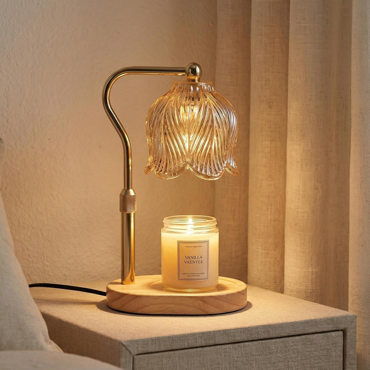 Dimmable Candle Warmer Lamp with Timer - product view 1