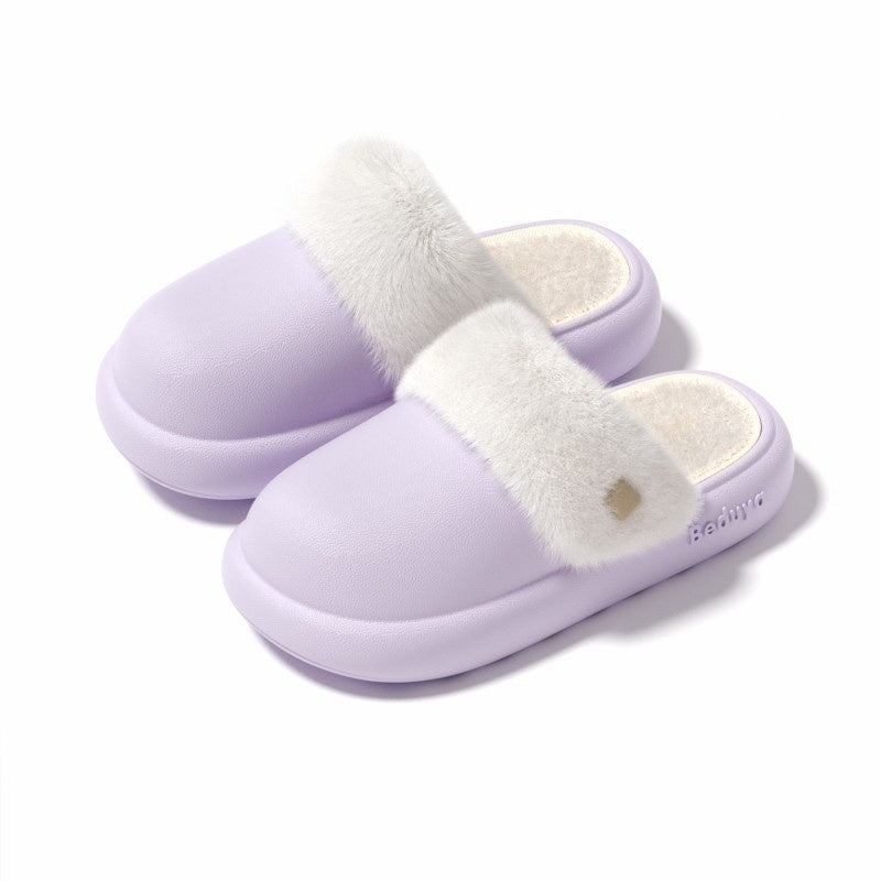 Washable Plush Indoor Spa Slippers - product view 9