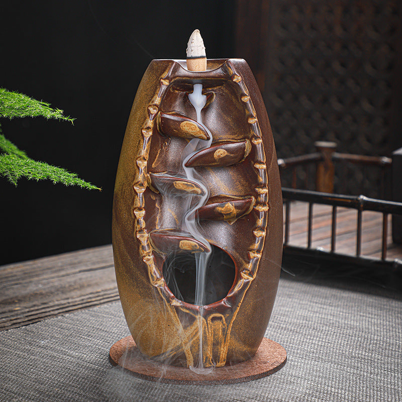 Ceramic Waterfall Backflow Incense Burner - product view 11
