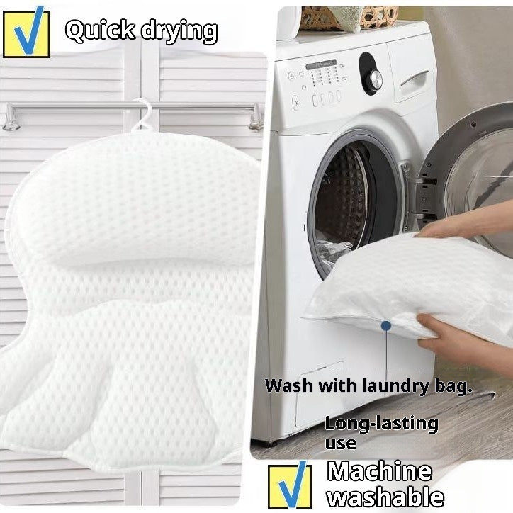 Quick-Dry 4D Mesh Bath Pillow - product view 4