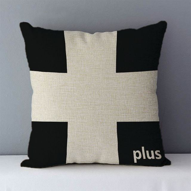 Abstract Geometric Decorative Pillow Cover - product view 12