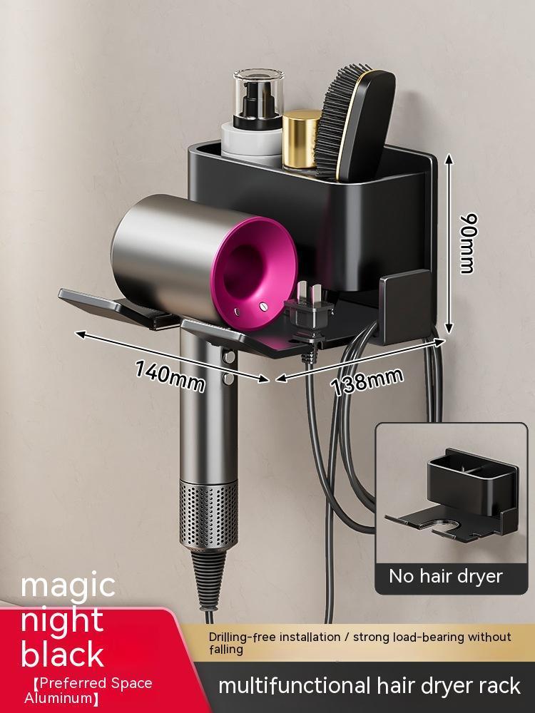 Minimalist Wall-Mounted Hair Dryer Holder - product view 10
