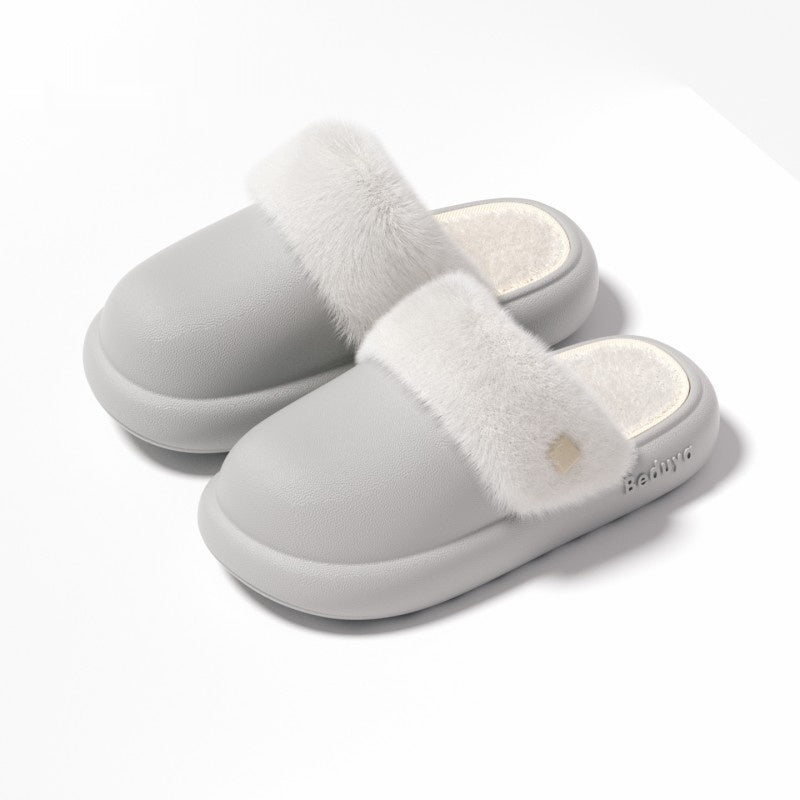 Washable Plush Indoor Spa Slippers - product view 13