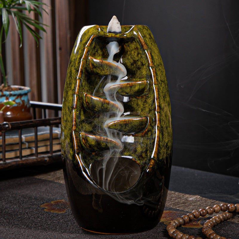 Ceramic Waterfall Backflow Incense Burner - product view 6