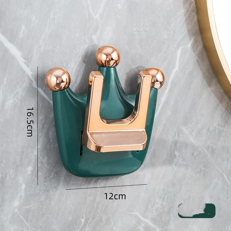 Wall-Mounted Hair Dryer Holder – Ivory & Sage - product view 5
