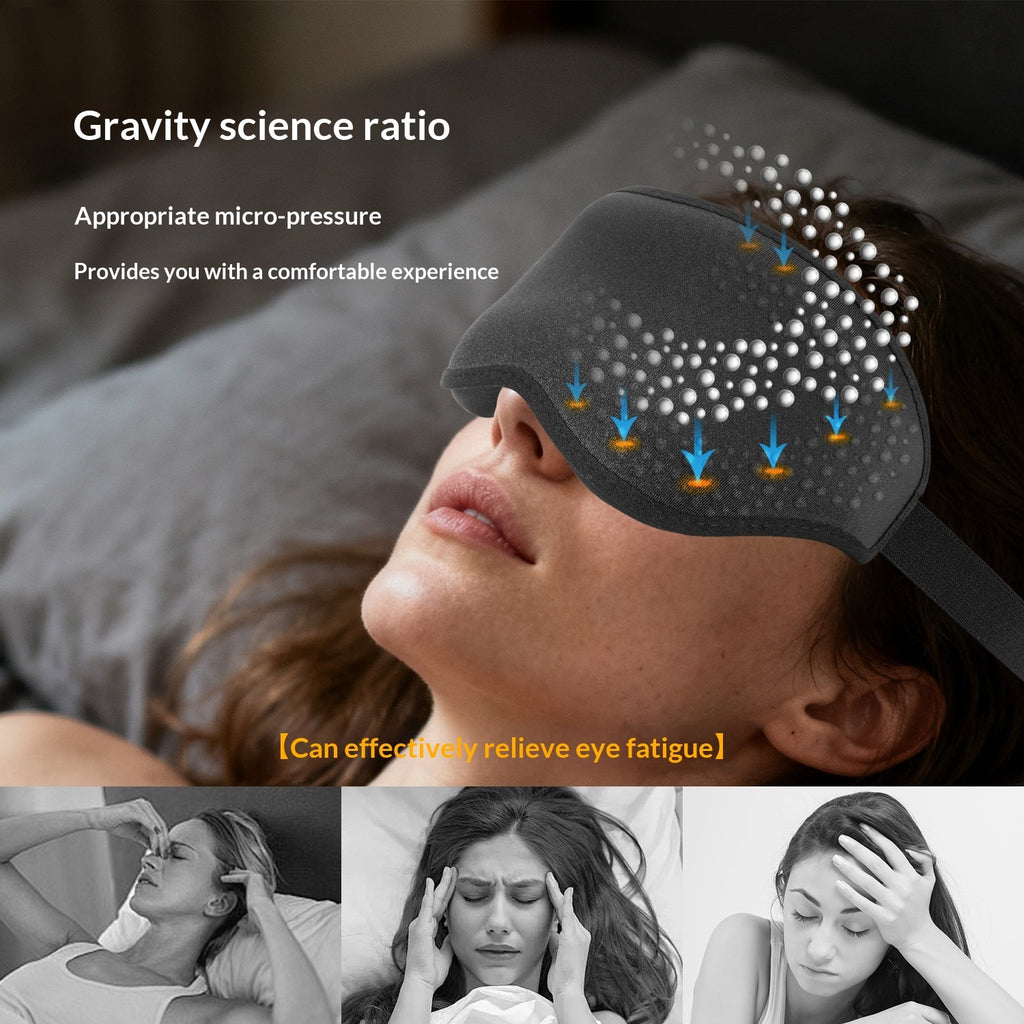 Weighted 3D Blackout Sleep Mask - product view 1