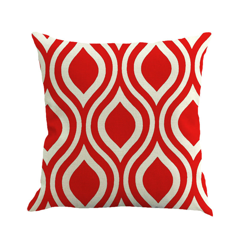 Plush Geometric Decorative Pillow Cover - style and product view 11