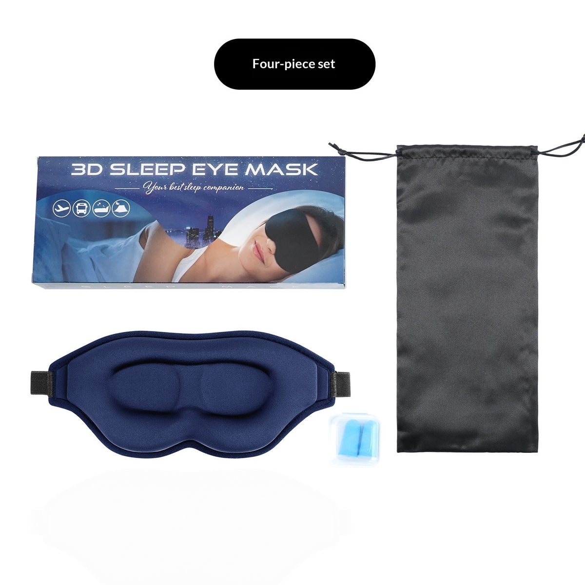 Weighted 3D Blackout Sleep Mask - product view 10