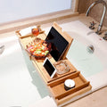 Expandable Bamboo Bathtub Tray - product view 1