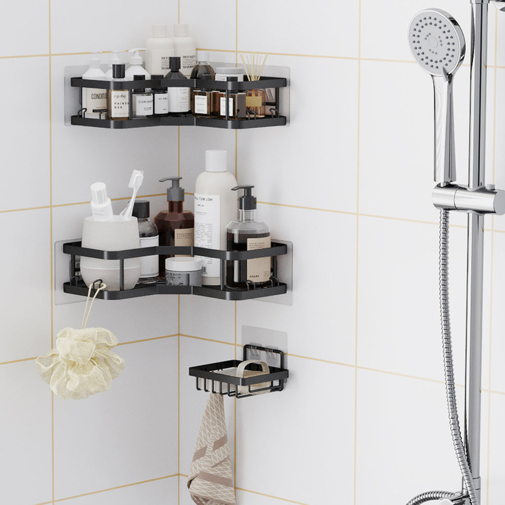 3-Piece Corner Shower Shelf Set - product view 4