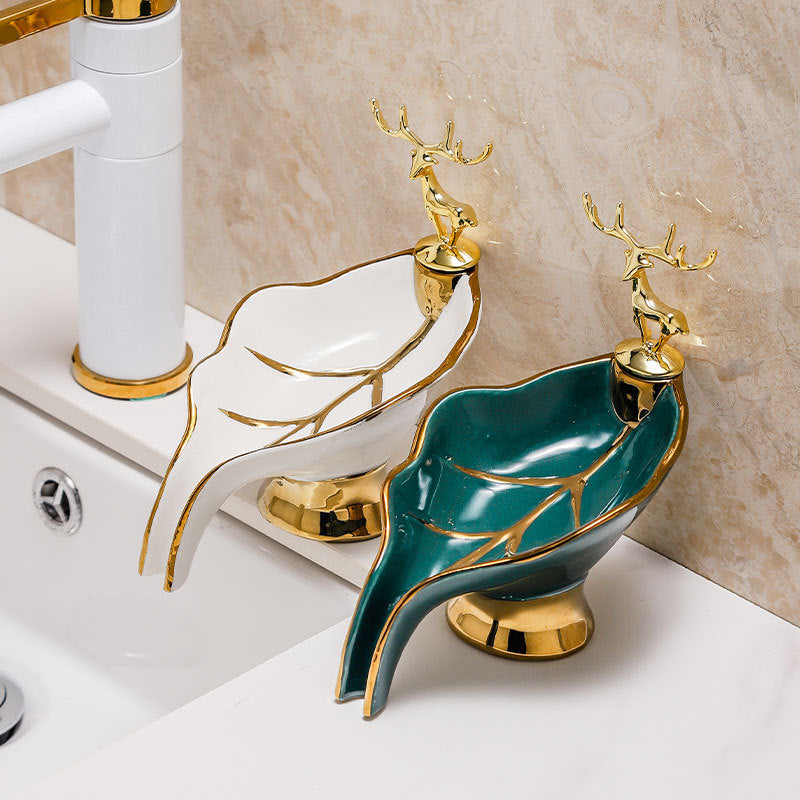 Ceramic Draining Soap Dish - product view 1