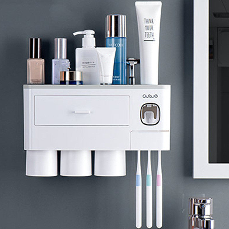 Magnetic Wall-Mounted Toothbrush & Cup Holder - product view 14