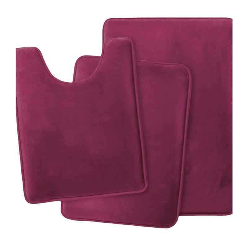 3-Piece Plush Bathroom Mat Set - product view 7
