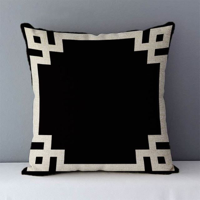 Abstract Geometric Decorative Pillow Cover - product view 3