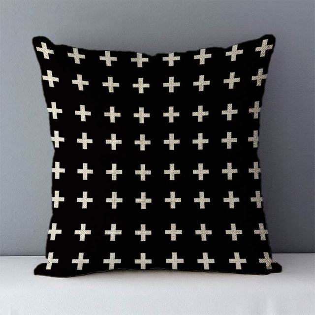 Abstract Geometric Decorative Pillow Cover - product view 5