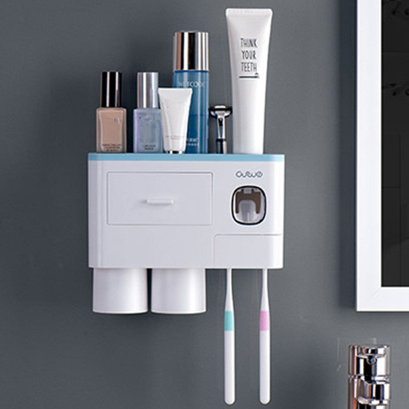 Magnetic Wall-Mounted Toothbrush & Cup Holder - product view 11