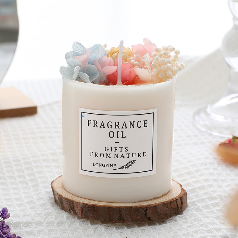 Decorative Dried-Flower Scented Candle - product view 14