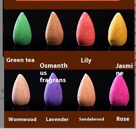 Backflow Incense Cones – 50 or 100 Pieces - product view 3