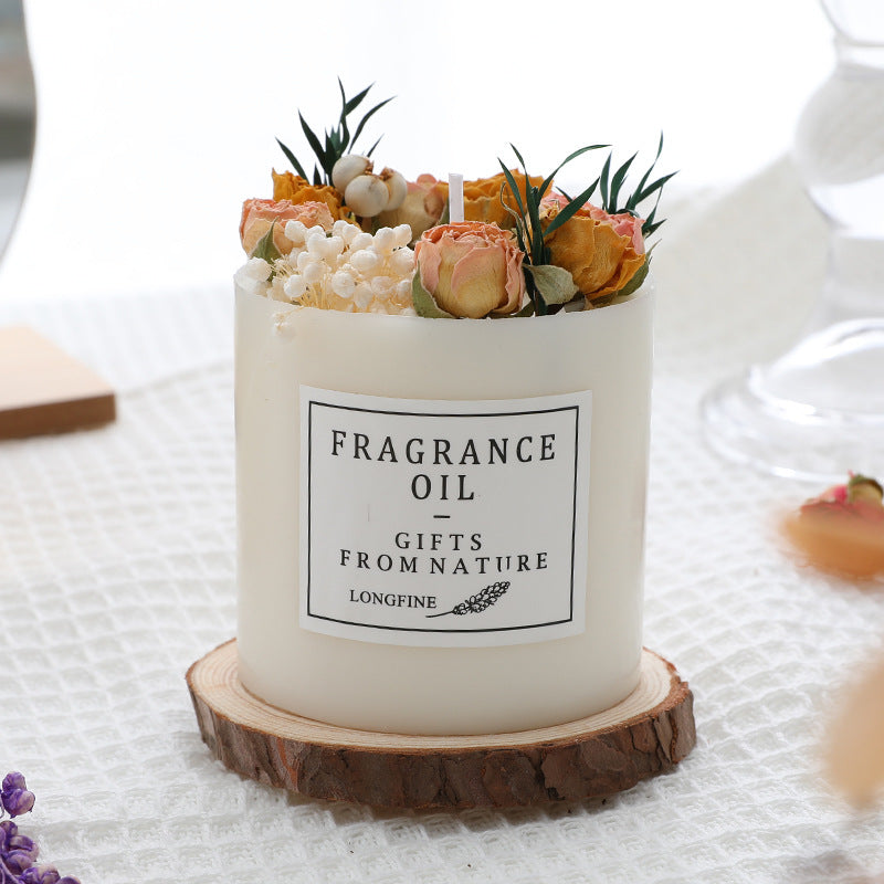 Decorative Dried-Flower Scented Candle - product view 11