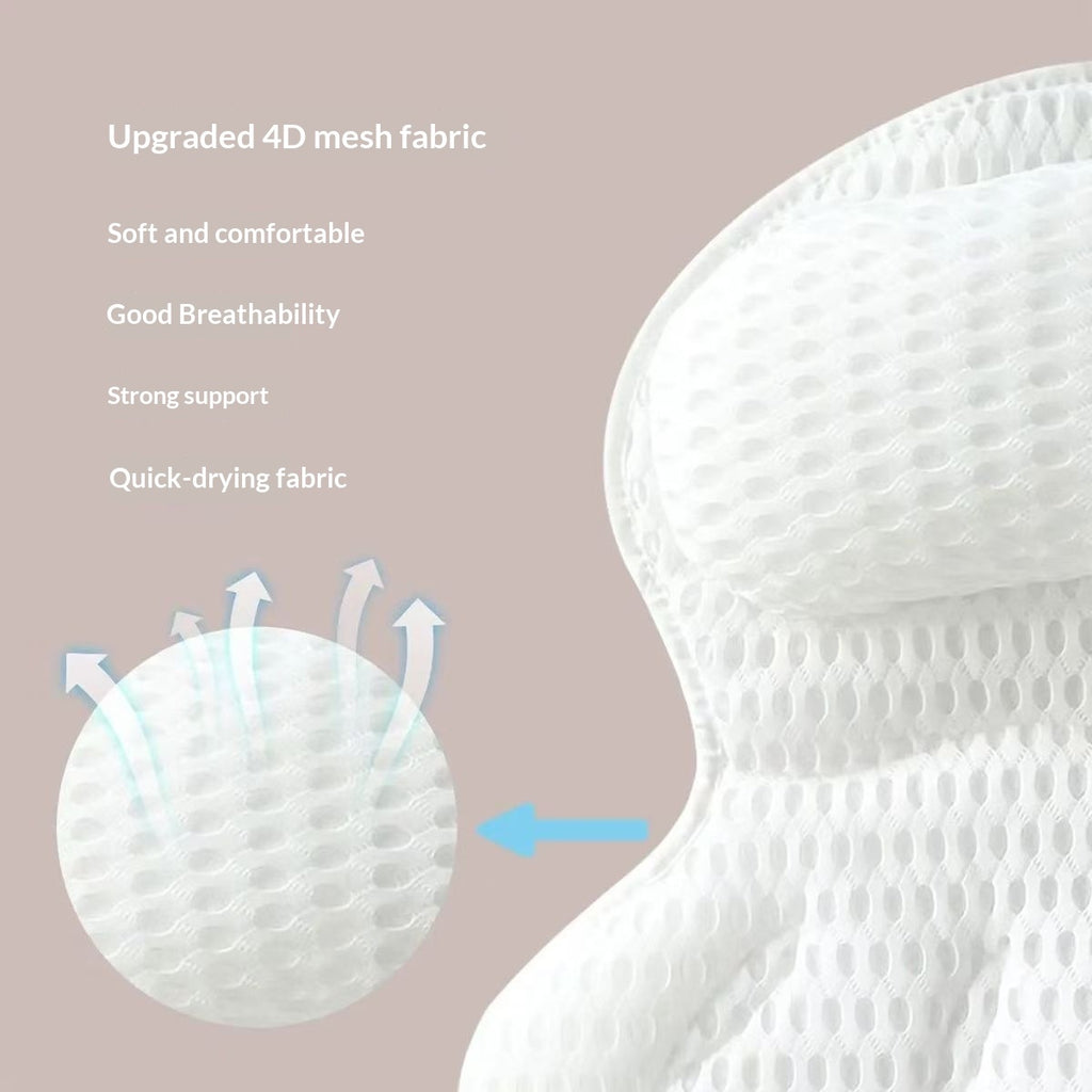 Quick-Dry 4D Mesh Bath Pillow - product view 2