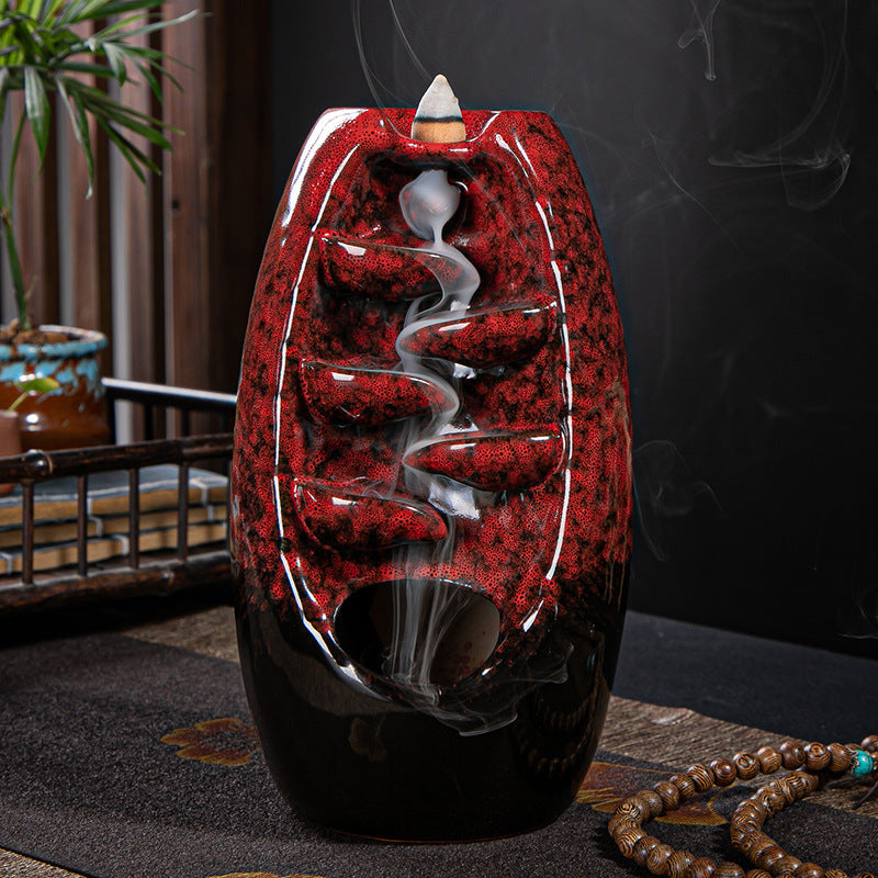 Ceramic Waterfall Backflow Incense Burner - product view 16