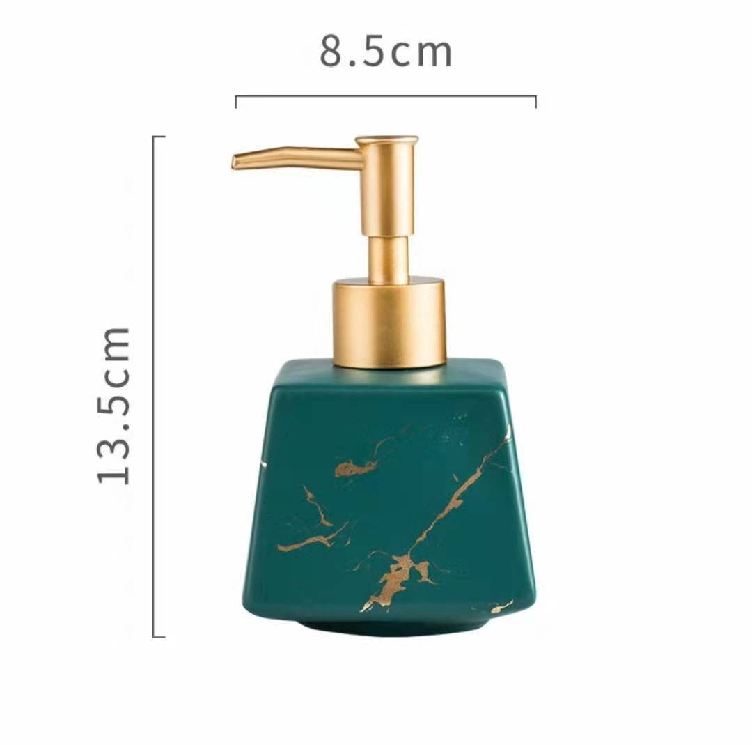 Marble Ceramic Soap & Lotion Dispenser - product view 4