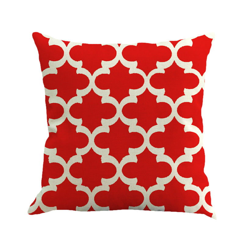Plush Geometric Decorative Pillow Cover - style and product view 10